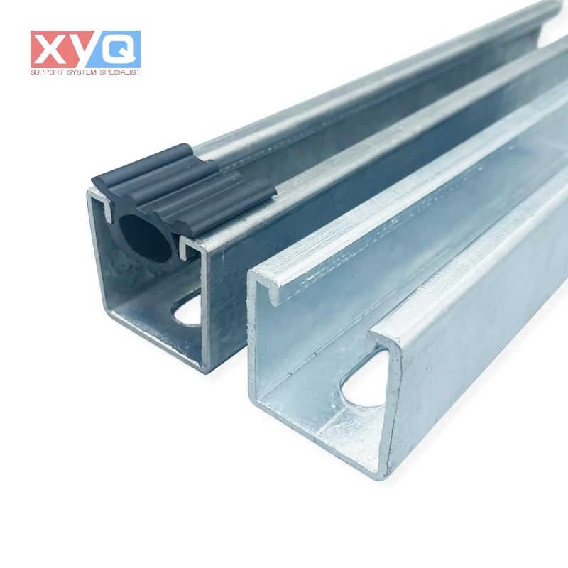 Rubber Sound Insulation for strut channels unistrut seal c channel strut Unicanal canal de puntal