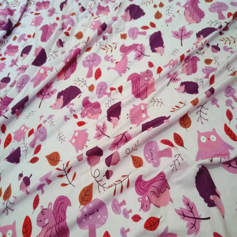 Wholesale China Supplier Printed 95%Modal  5%Spandex Modal Lycra Fabric For Soft Stretch Dress