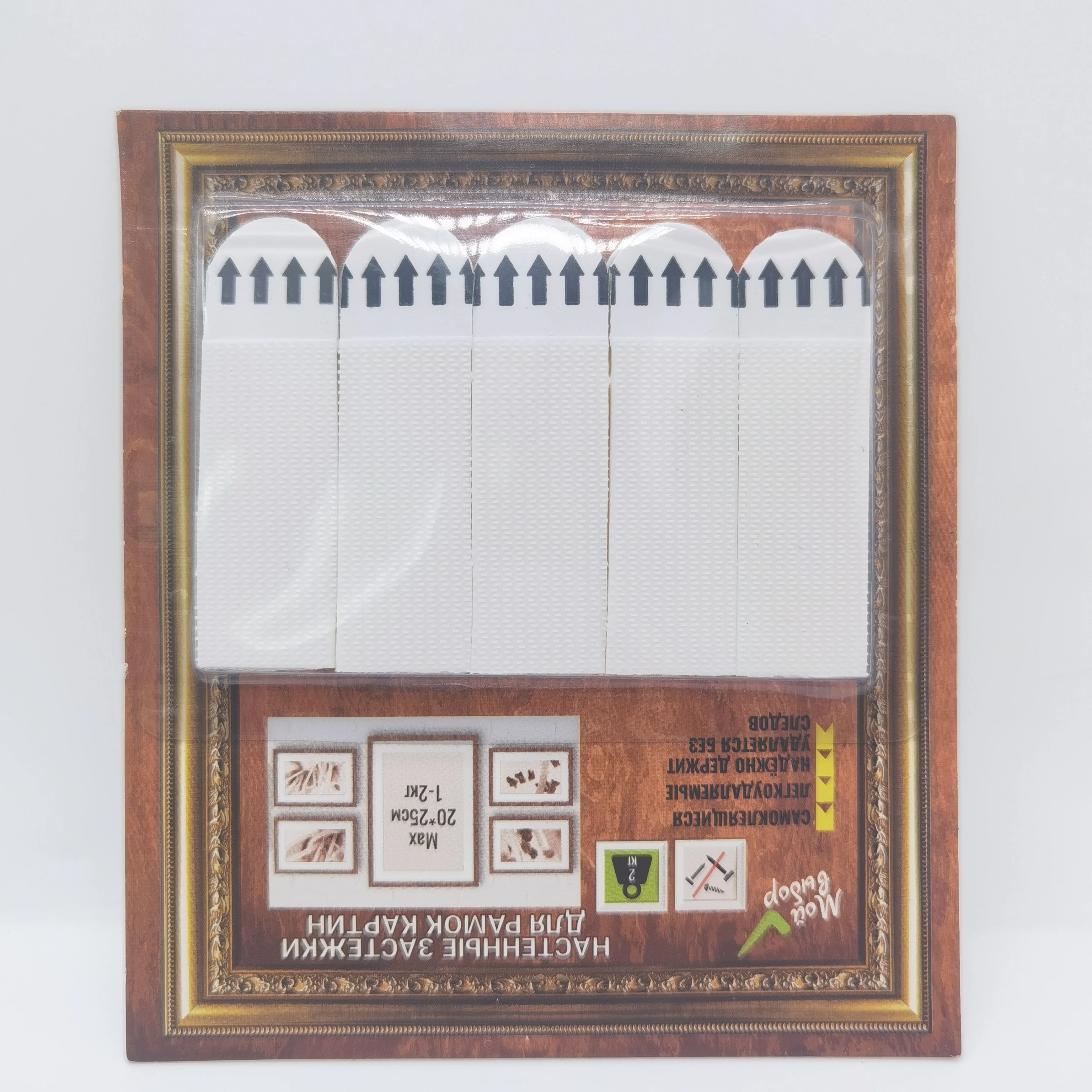 Nail free photo frame fixing Vel cro hanging painting scratch free adhesive non damaging wall double-sided adhesive