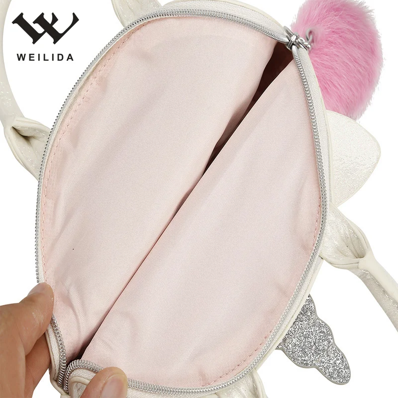 Fashion Shiny Glitter Sequin Hand Bag Girls Children Kids Mini Pillow Handbags