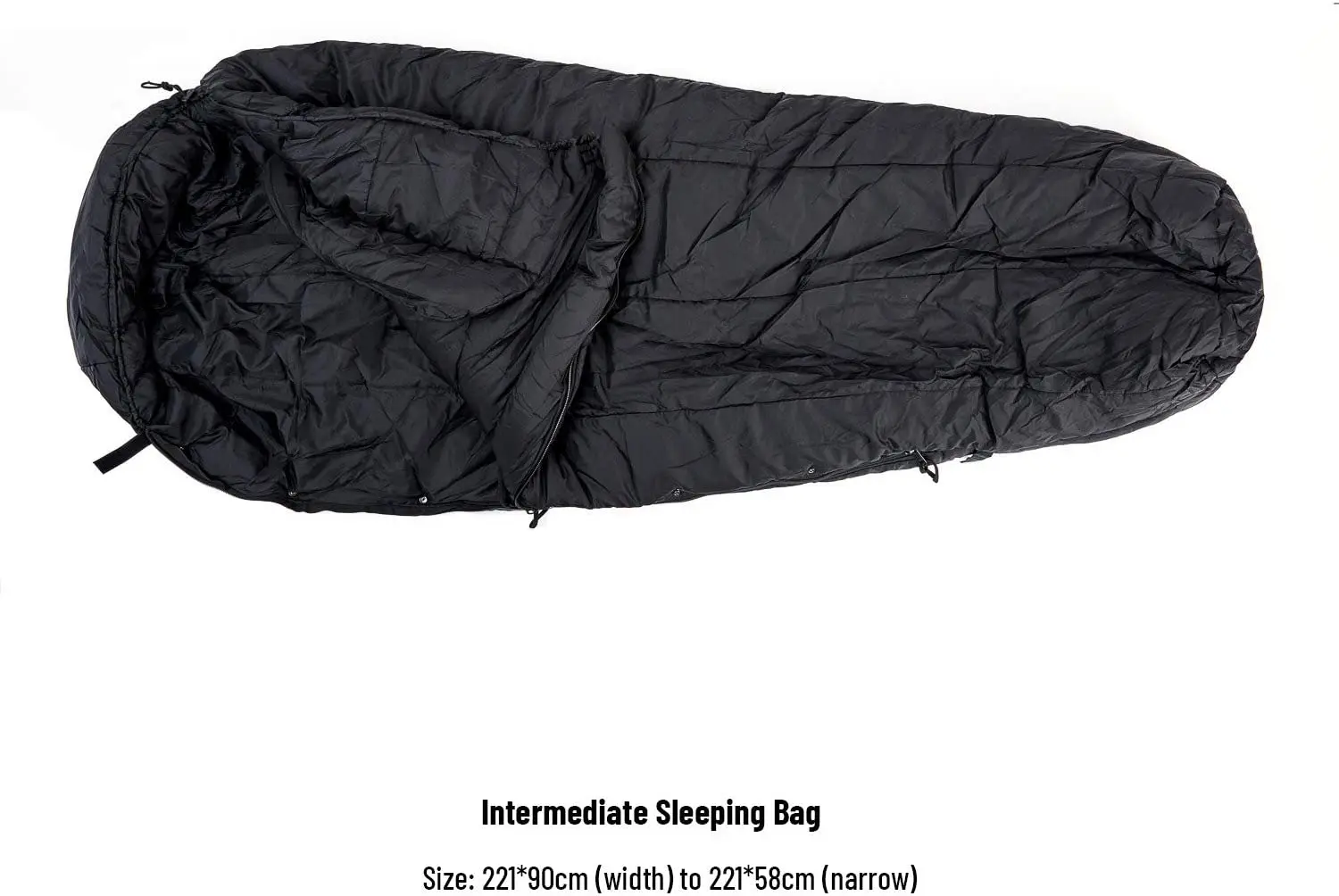 New Style 3 in 1 Multi Layered Camouflage Camping Sleeping Bags Modular Sleeping Bag System with Bivy Cover Sleeping Bag