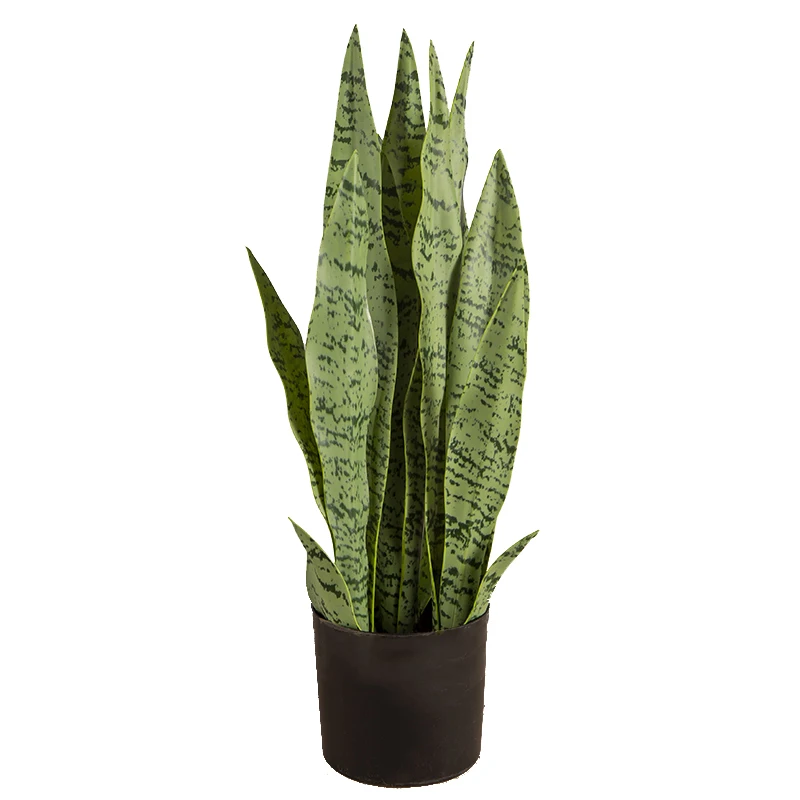 Cheap artificial plants bonsai home decor garden decoration green plants artificial sansevieria wholesale custom inventory