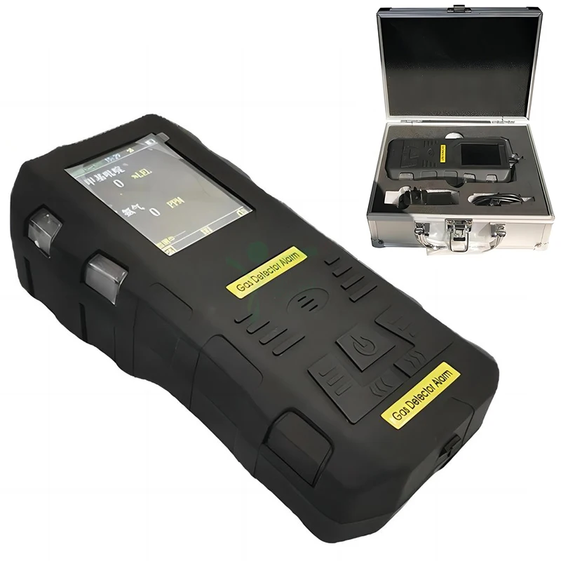 OEM Portable Multi Gas Detector 4 in 1 Co Ex O2 H2s H2 No No2 So2 Cl2 O3 Gas Monitor Multi Gas Detector
