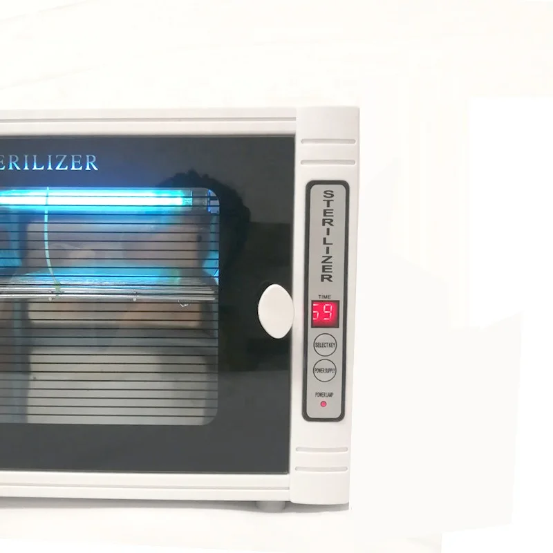 254nm Ultraviolet Light Tools UV Light Sterilizer UVC Sterilizer Box Cabinet Mini Digital Style UV Sterilizer for Hair Salon