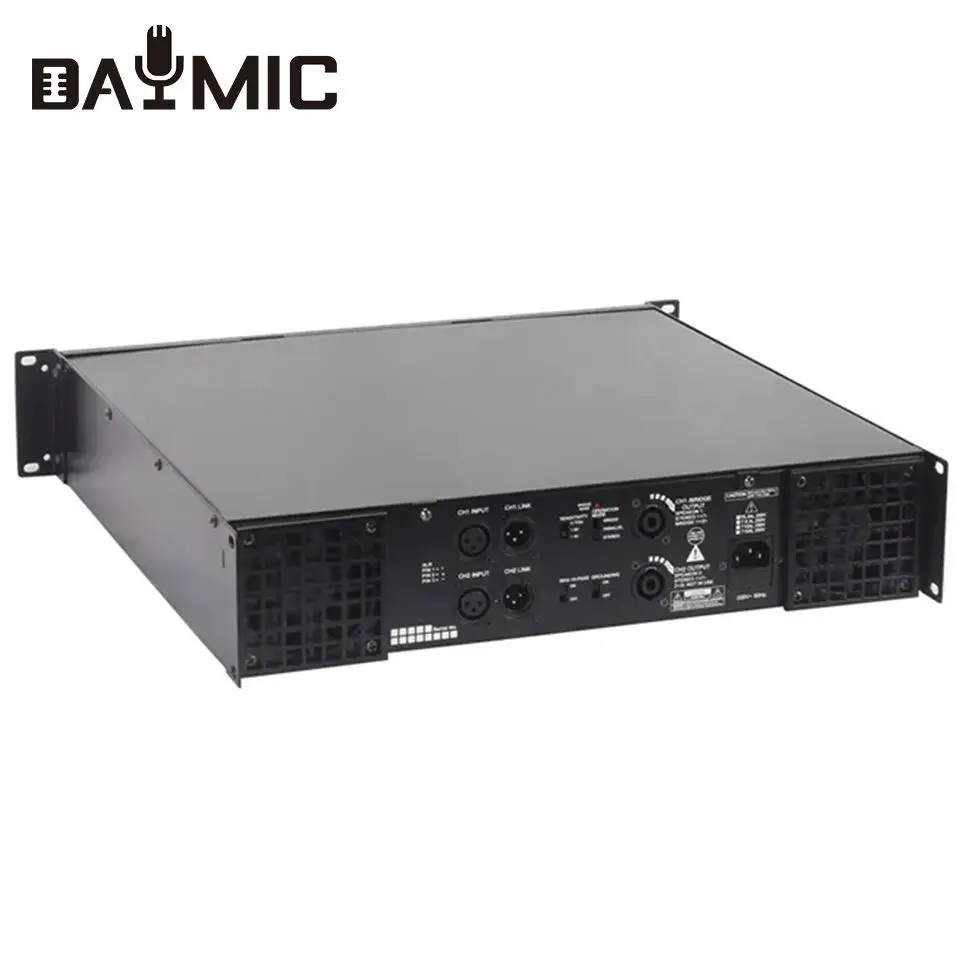 AOSHEN 2 Channel 1350w Professional C20 Power Amplifier for Stage Performance Concert