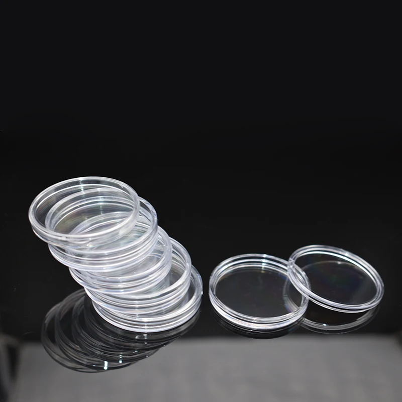 Big Size Coin Capsule Round Medal Badge Holder PS Acrylic Round Display Box