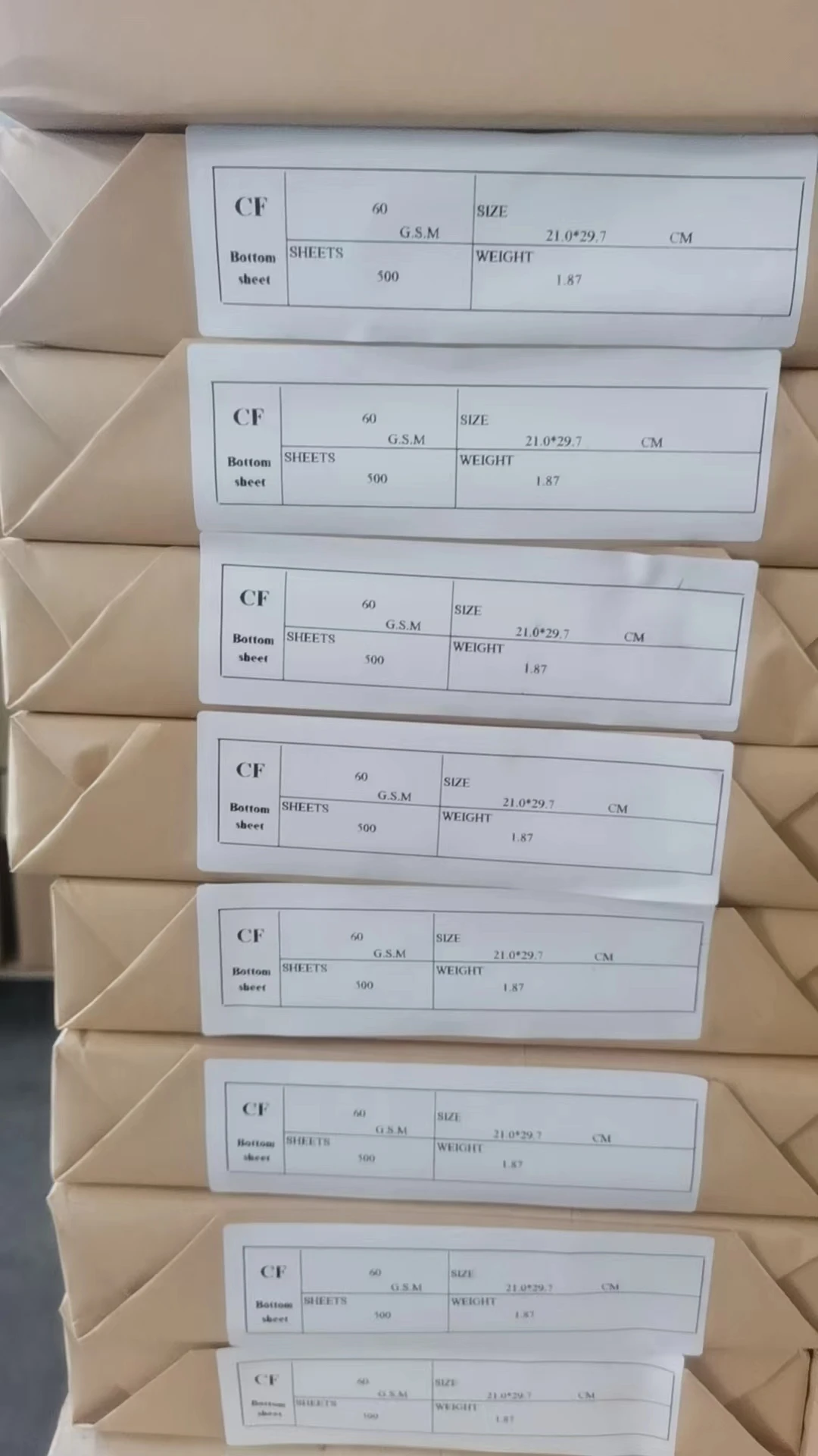 48 GSM 55 GSM Blue Black Image Carbonless CB CFB CF Paper for Easy Copying