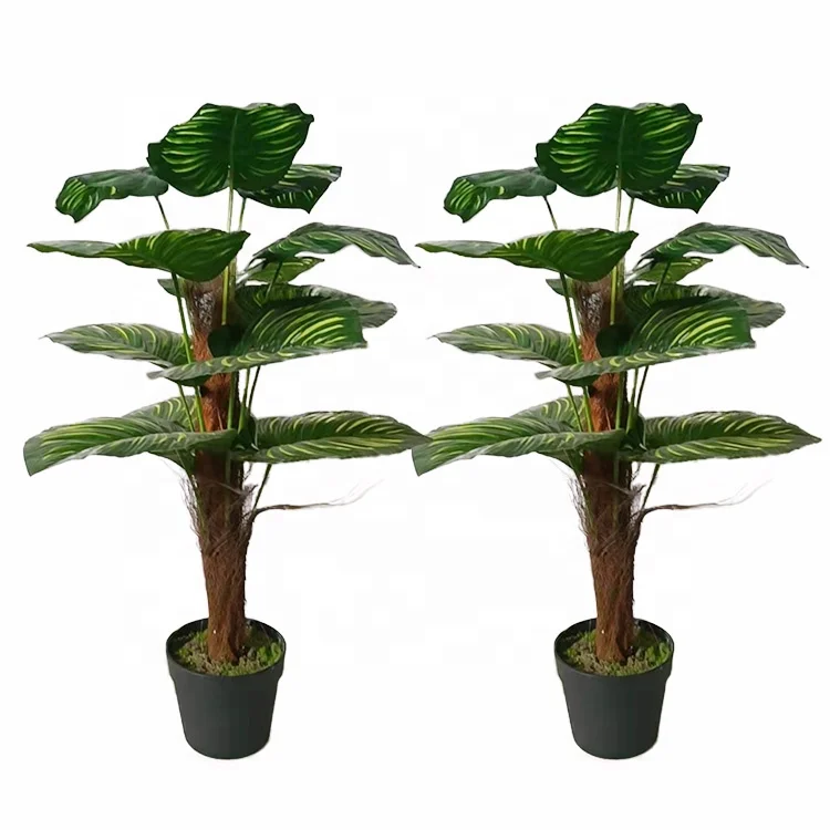 Искусственное зеленое растение Philodendron розовая принцесса декоративное искусственные Редкие растения philodendron для украшения дома