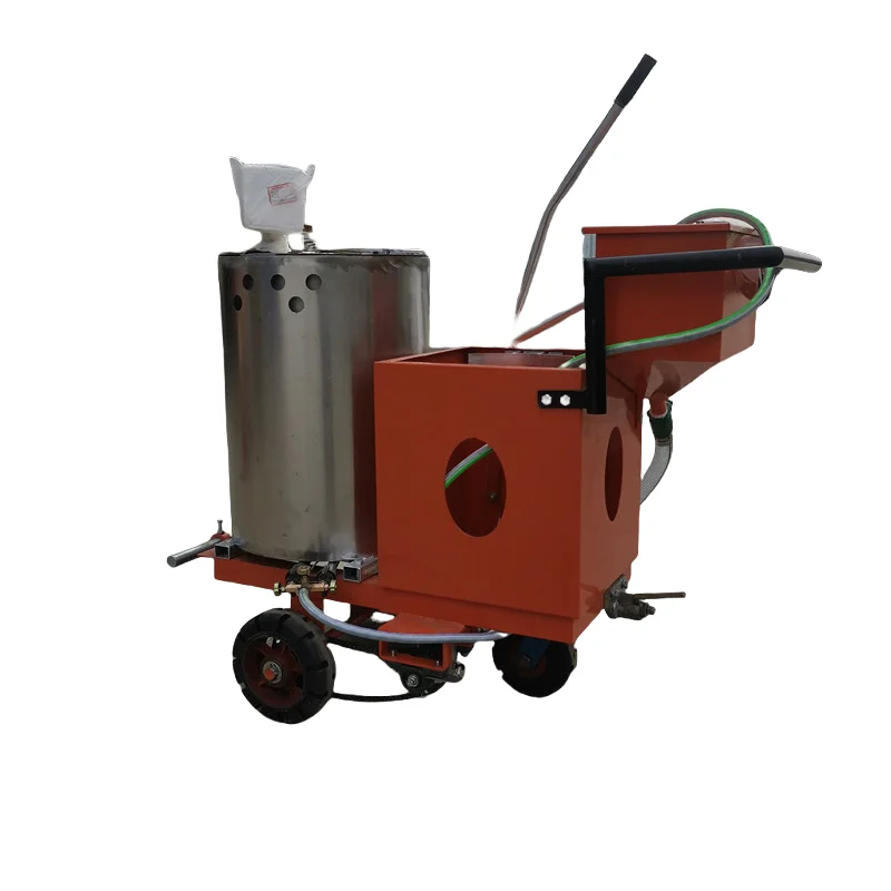 Selfpropelled multifunction thermoplastic road line painter marking machine
