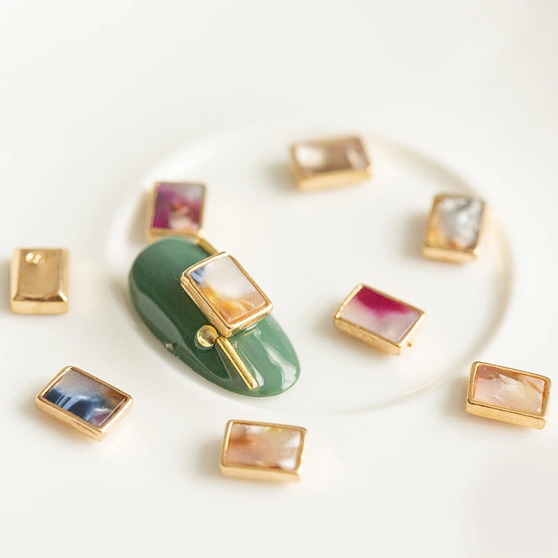 2020 New Nail Polish Accessories Golden Shell Mauve Jade Rhinestone Crystal Nail Art Rhinestone