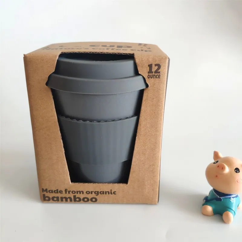 biodegradable eco-friendly reusable Bamboo british coffee cups cup oz cups custom logo