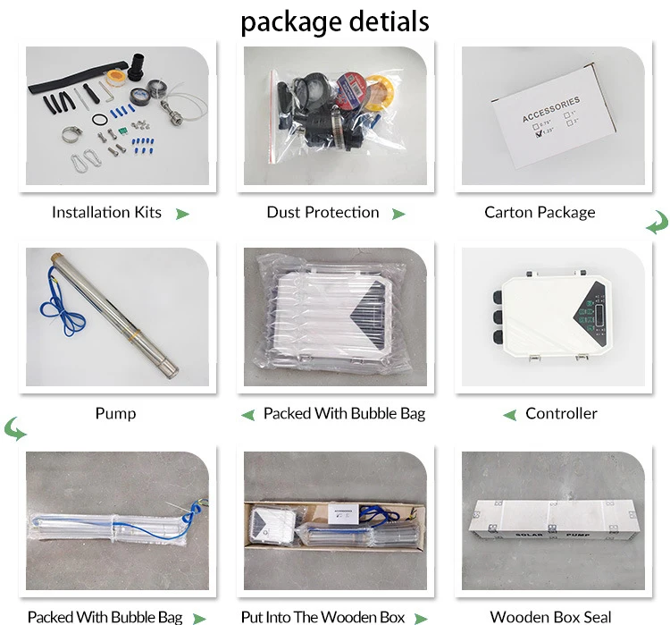 DC Submersible Solar Water Pump Price For Agriculture Irrigation