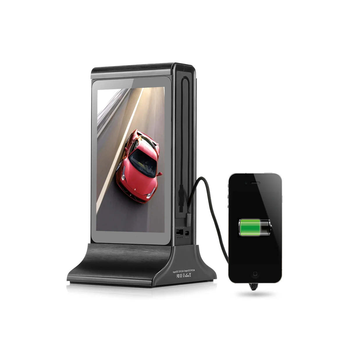 Patent restaurant menu power bank 20800mah with table menu display FYD-835S