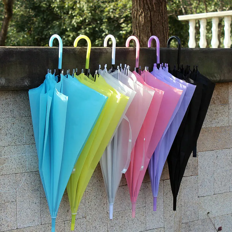 hot selling colored gift brand customized advertising custom transparent umbrella with logo