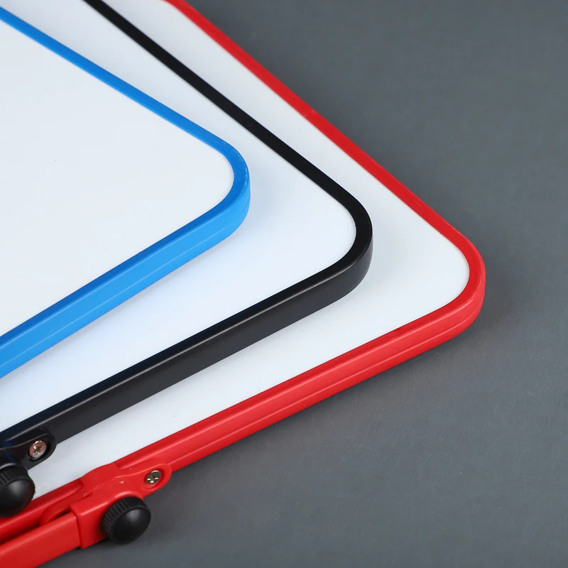 Patented Custom Logo Desktop Tabletop Foldable Magnetic Whiteboard Dry Erase Easel For Home Office School