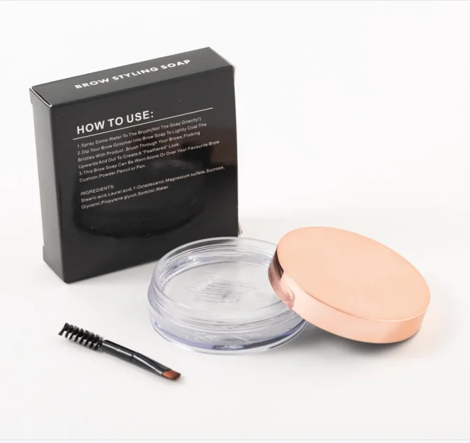 New Product Factory OEM Clear Eyebrow Eye Brow Styling Gel With Brush