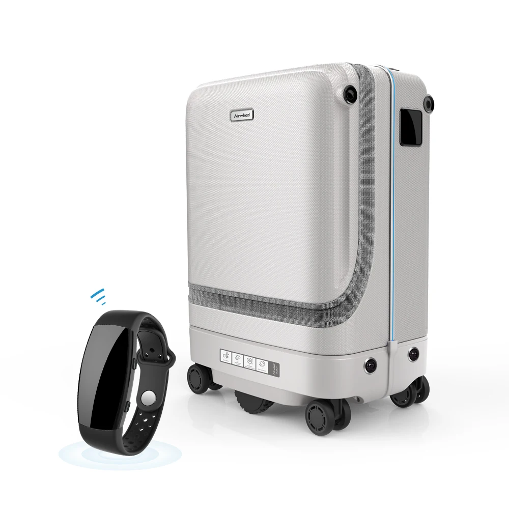 Airwheel SR5 Smart Carry on Luggage Suitcase Organizer Luggage Airport Luggage Trolley That Follow You Travelling Bags