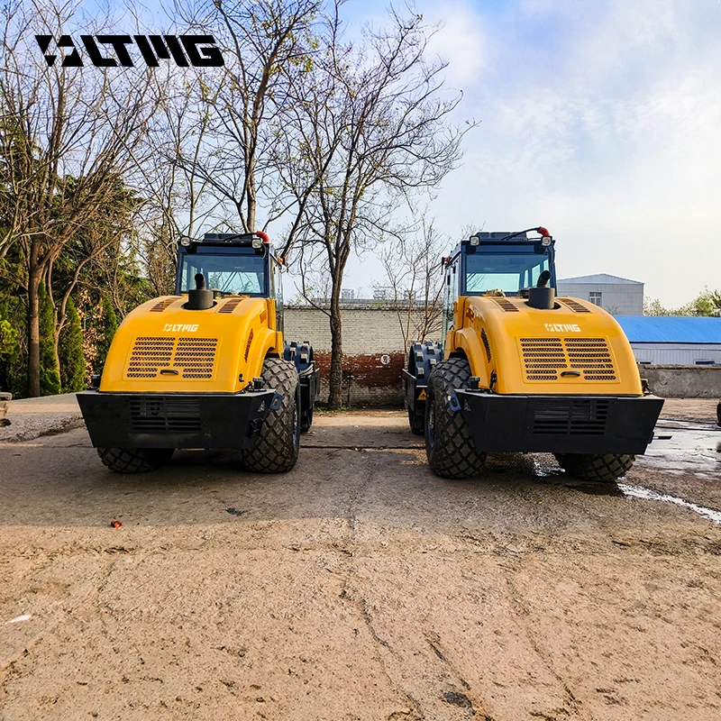LTMG Latest Model 14 ton single drum road roller for compacting asphalt concrete