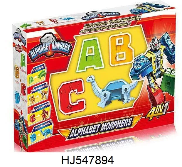Construction Blocks Alphabet Morpher ABCD Learning Preschool Toy For Children