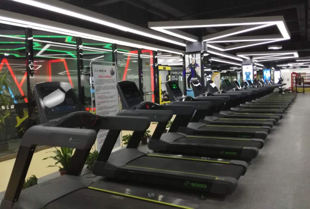 Commercial Gym Equipment MS-9000B Fitness Treadmill with LCD Display TV Motor Driven Commercial Running Treadmill