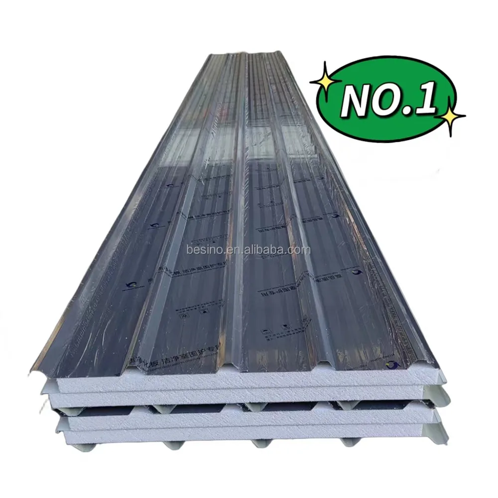 Roofing Eps Sandwich Wall Panel Eps Sandwich Panel Insulation Eps Sandwich Panel 100mm Fireproof