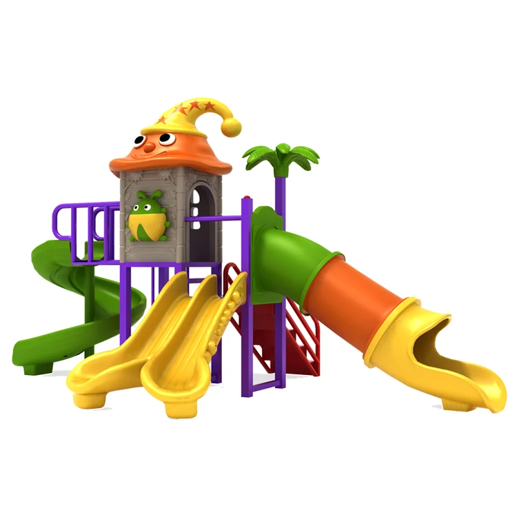 Cheap Children Outdoor Plastic Slide Playground Set Kid Plastic plastic outdoor playground tube slide for sale