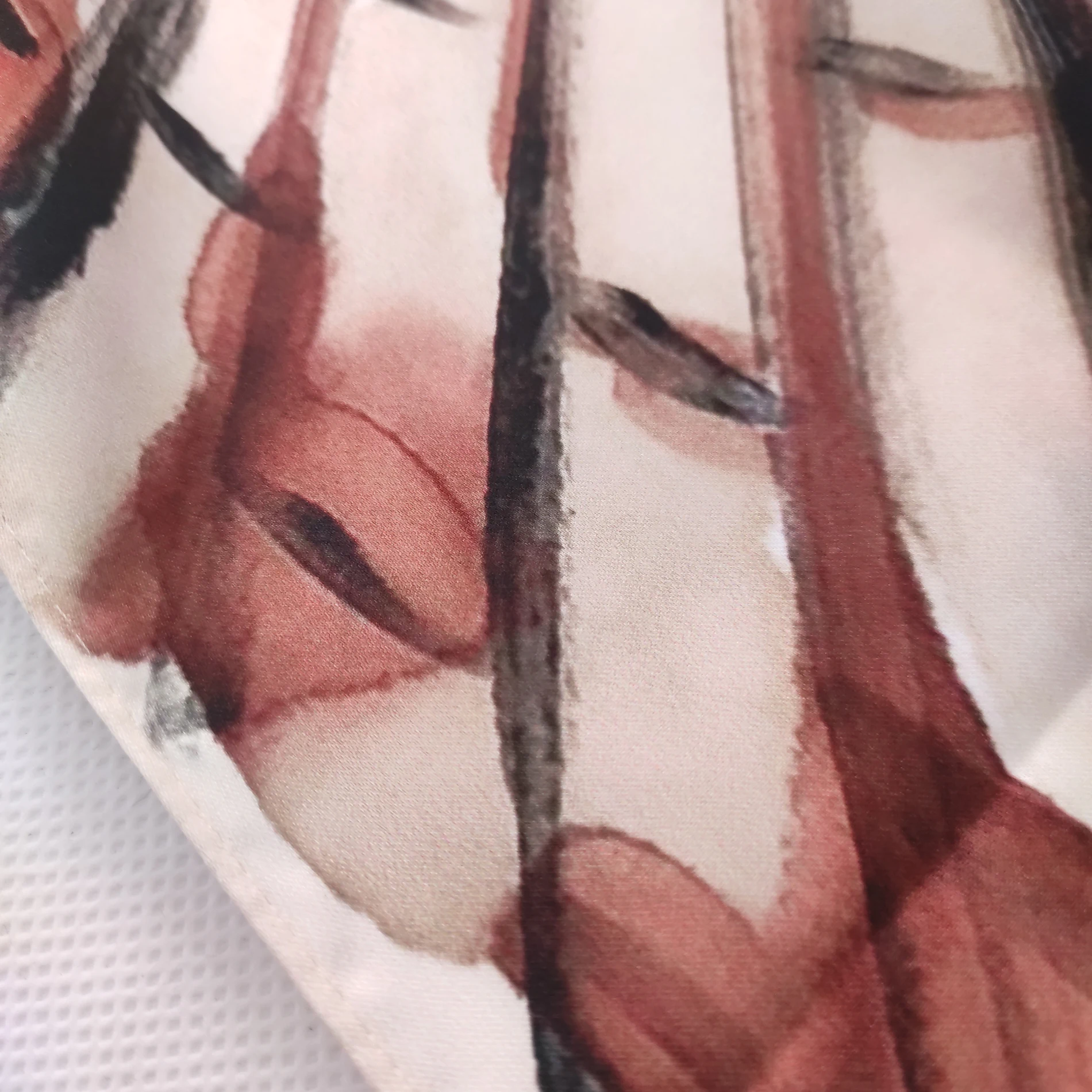 
Hot selling custom polyester triangle satin scarf with low price 