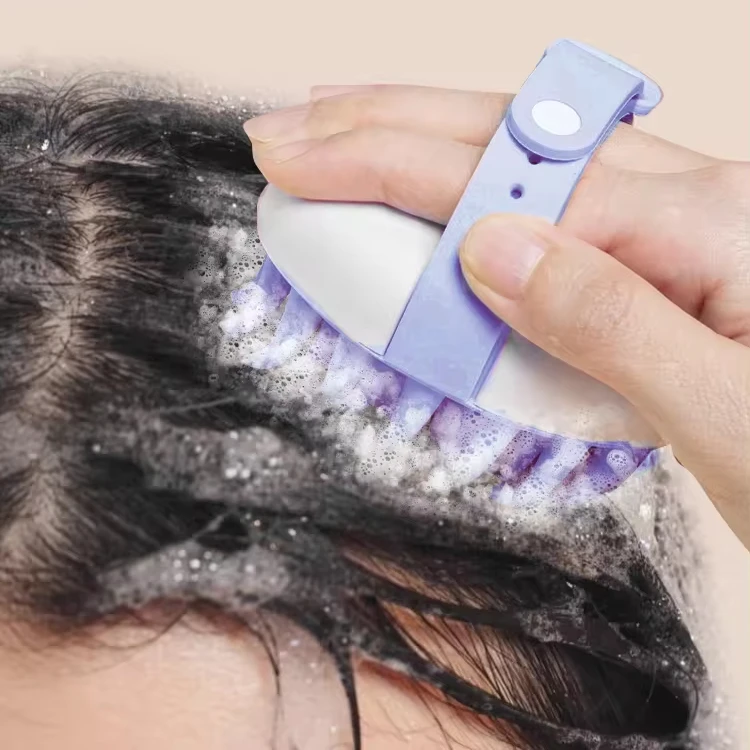 New Multi-Functional Silicone Bath Cleaning Brush Eco-Friendly Hair/Car/Pet Hairbrush Hand New Shampoo Brush Head Massage Handle