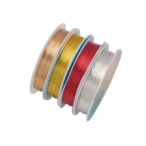 diy fashion jewelry making bulk Brass Wire 0.3/0.4/0.5/0.6/0.8/1.0mm more colors for choice 1669056