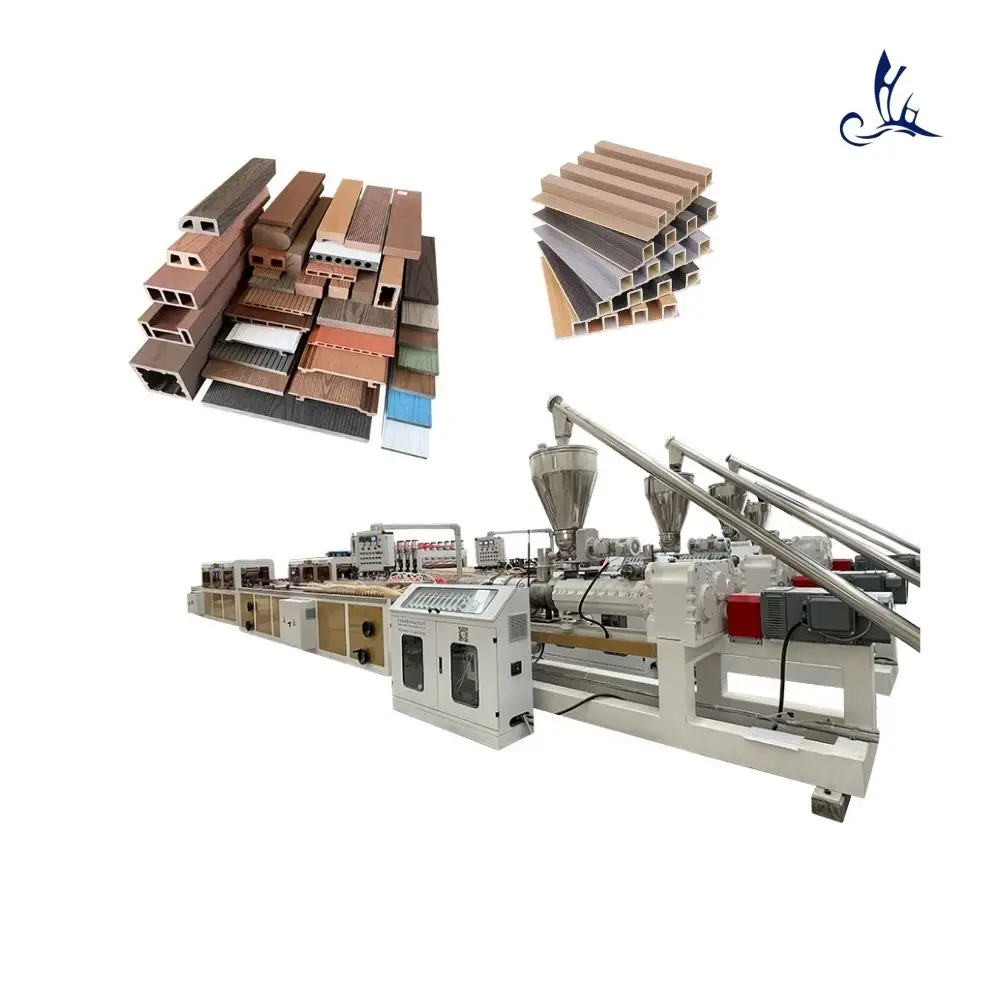 Оборудование для изготовления профилей садовых ограждений из полипропилена, ПЭ, ПВХ, древесины, пластика, ДПК, линия экструзии