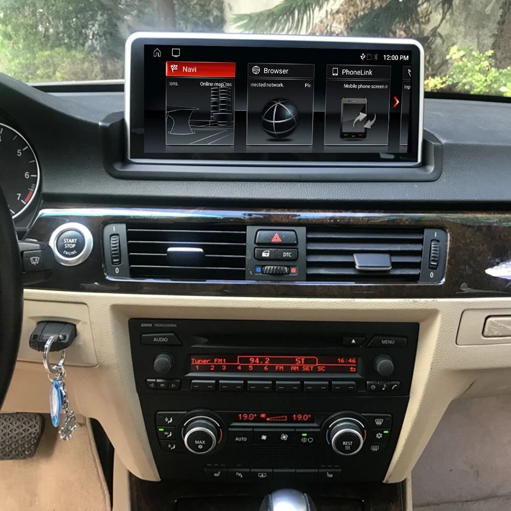 Suitable for BMW series multimedia video audio stereo system ips touch screen head navigation gps Android car radio