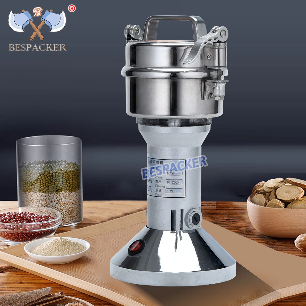 Bespacker XKY-F1118B Table Grain Grinder Cast Iron Mill Grinder for Grinding Nut Spice Wheat Coffee Home Kitchen