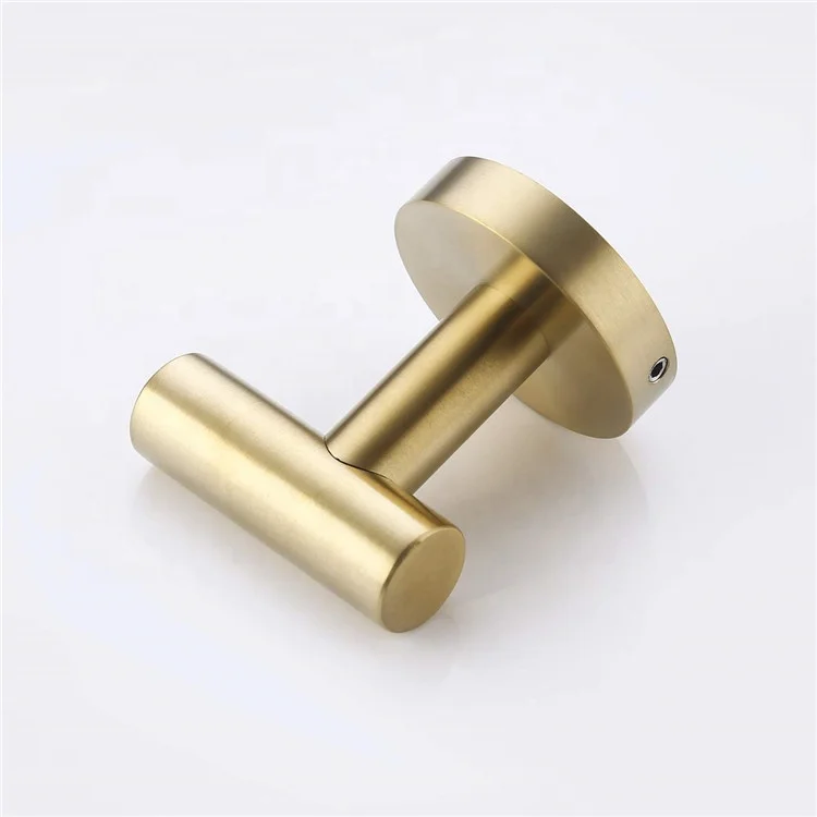 LQS Gold Robe Hook Luxury Stainless Steel Kitchen Accessories Home Decoration Supplier