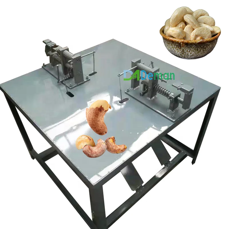 30-40Kg/h double Cashew nut shell removing machine cashew sheller husker machine Cashew nut shelling peeling machine