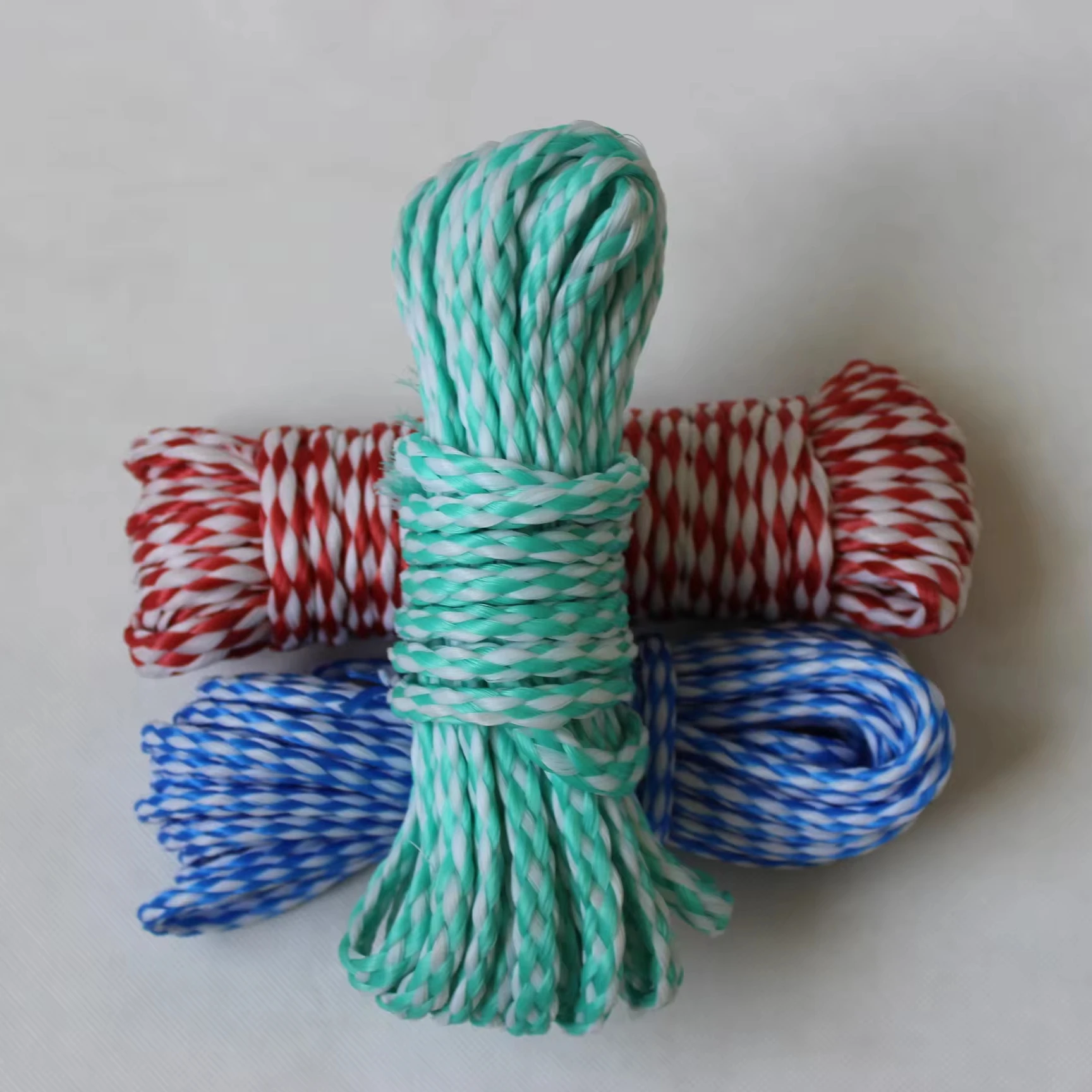 High Strength 6mm/8mm/10mm PE/PP Hollow Braided Rope polypropylene SKI Rope