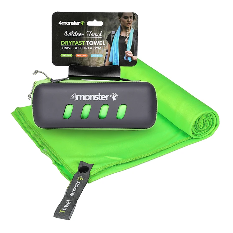 T-EDT 70*135cm soft quick dry easy carry camping sports 100 polyester microfiber towel