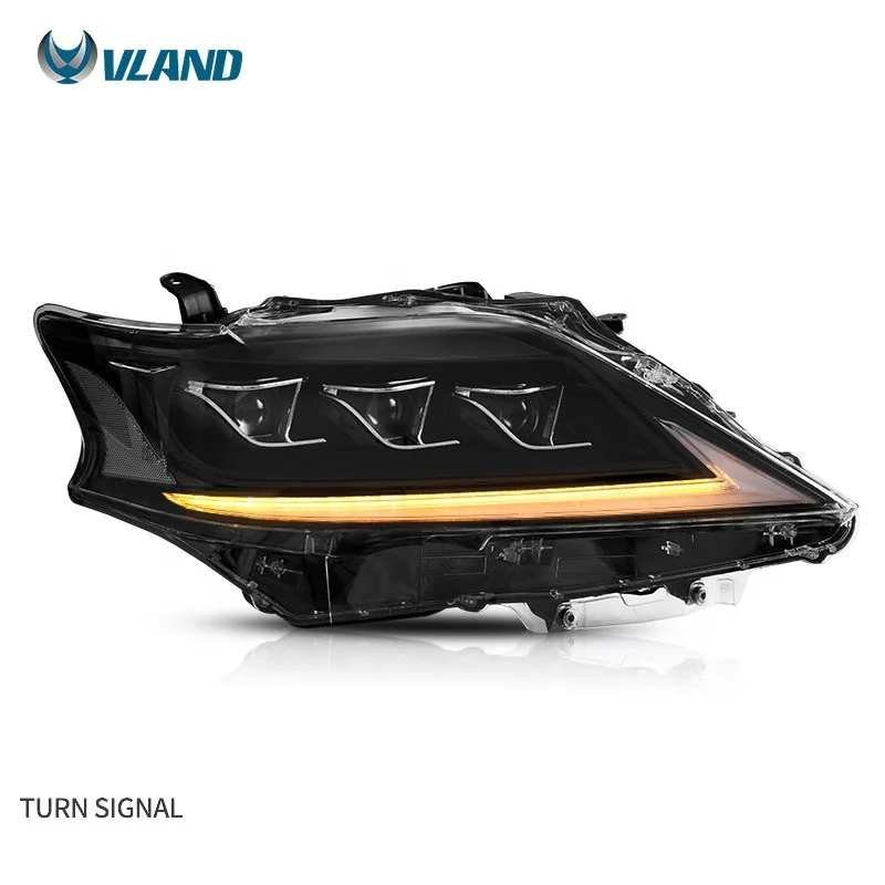 Vland Manufacturer Factory Ful LED Start up Animation Blue to White Headlights 2012-2014 For Lexus RX 270 300 350 Car Front Lamp