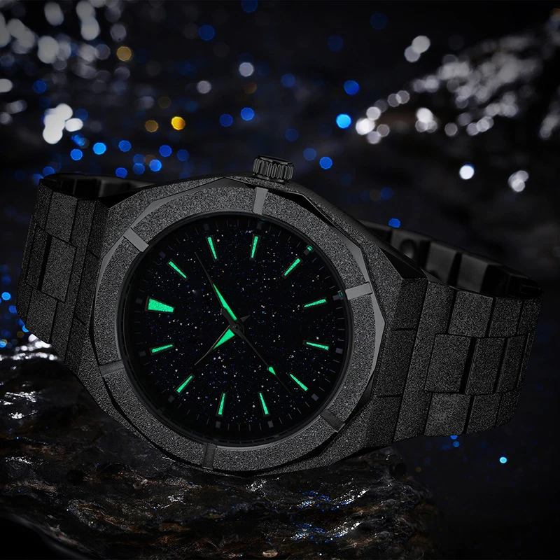 Luxury Men Citizen Analogue Quartz Movement Wrist Watch 50M Waterproof Stainless Steel Customized Logo Fashion Business Watch