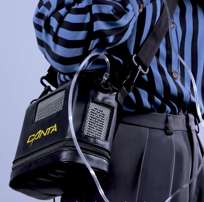 Portable medical grade oxygen concentrator with battery back up oxygen-concentrator for travel