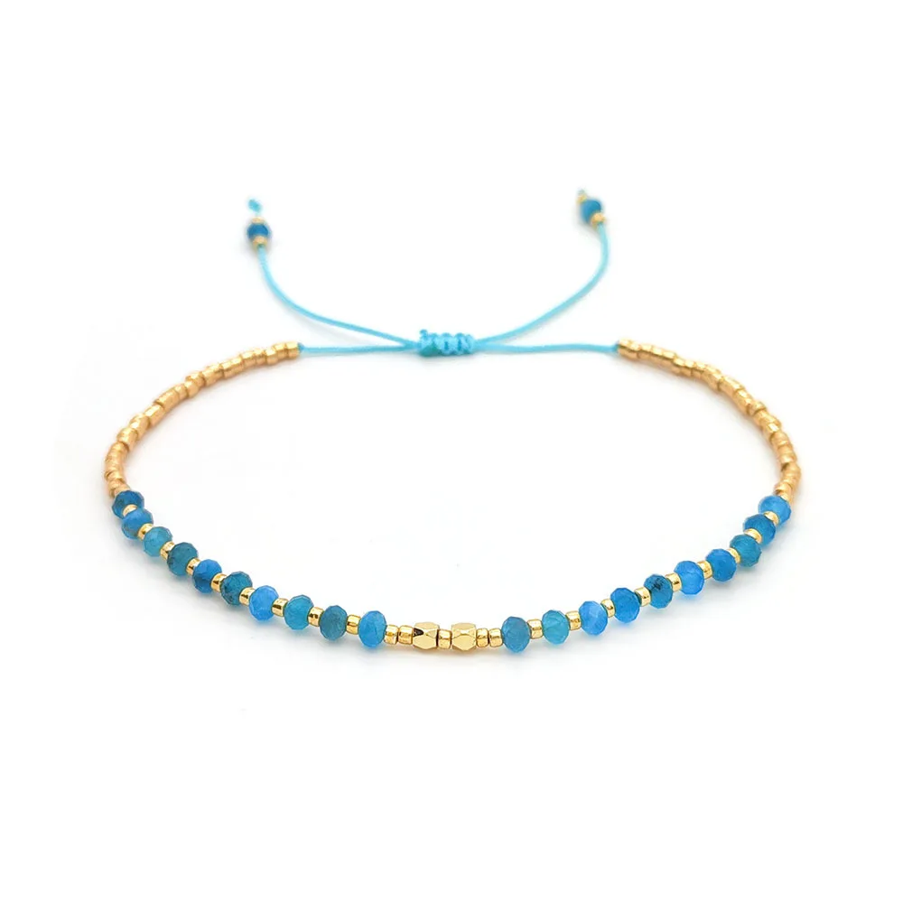 JC новые модные регулируемые браслеты whosale muti-color из натурального камня бусины miyuki