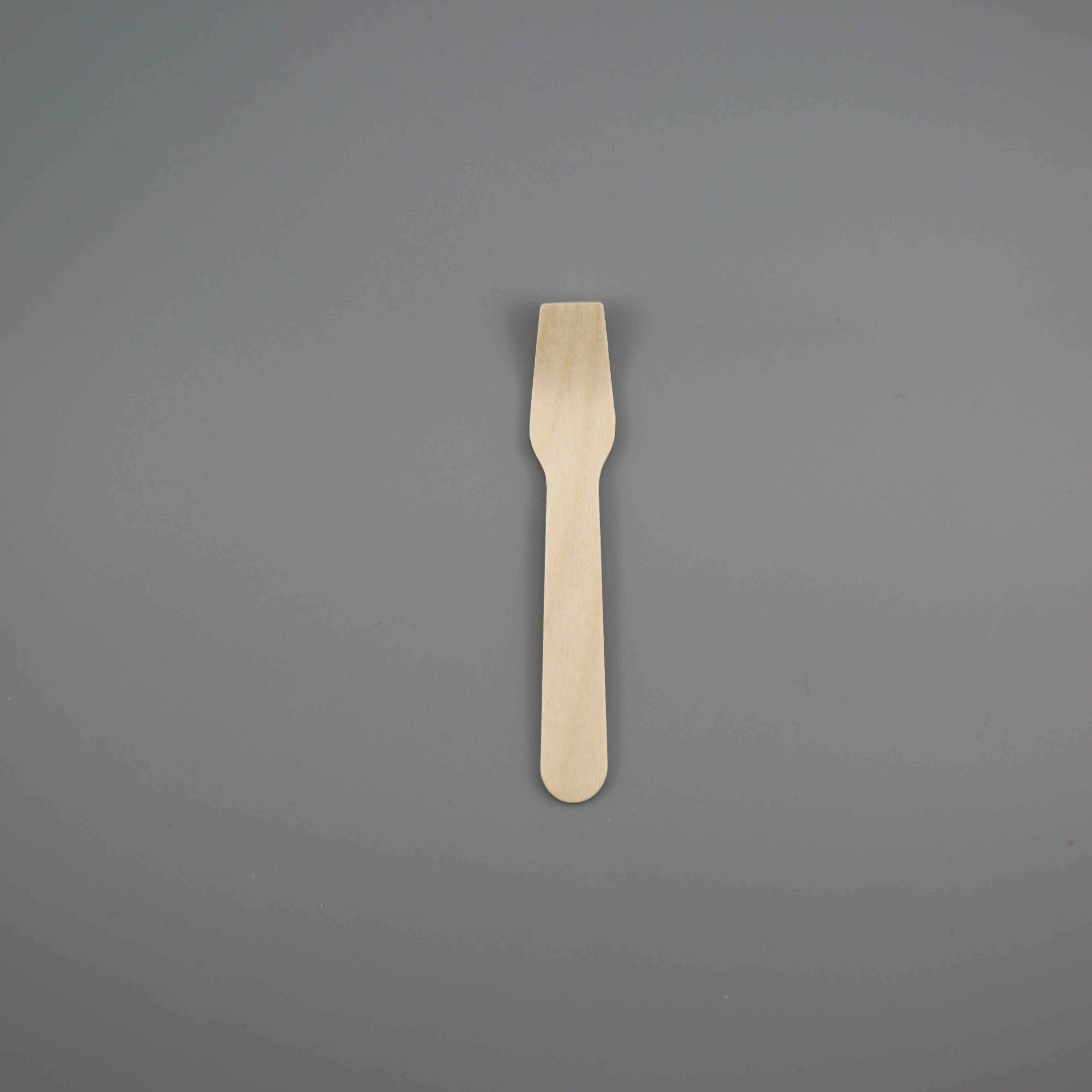 hot selling eco-friendly disposable party camping wooden ice cream spoon