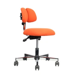 Professional Rolling adjustable Swivel dental saddle stool backrest reclining saddle chair