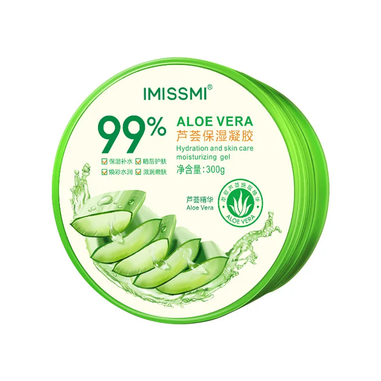 aloe vera gel 100% pure Soothing Gel for body and face sunburn repair