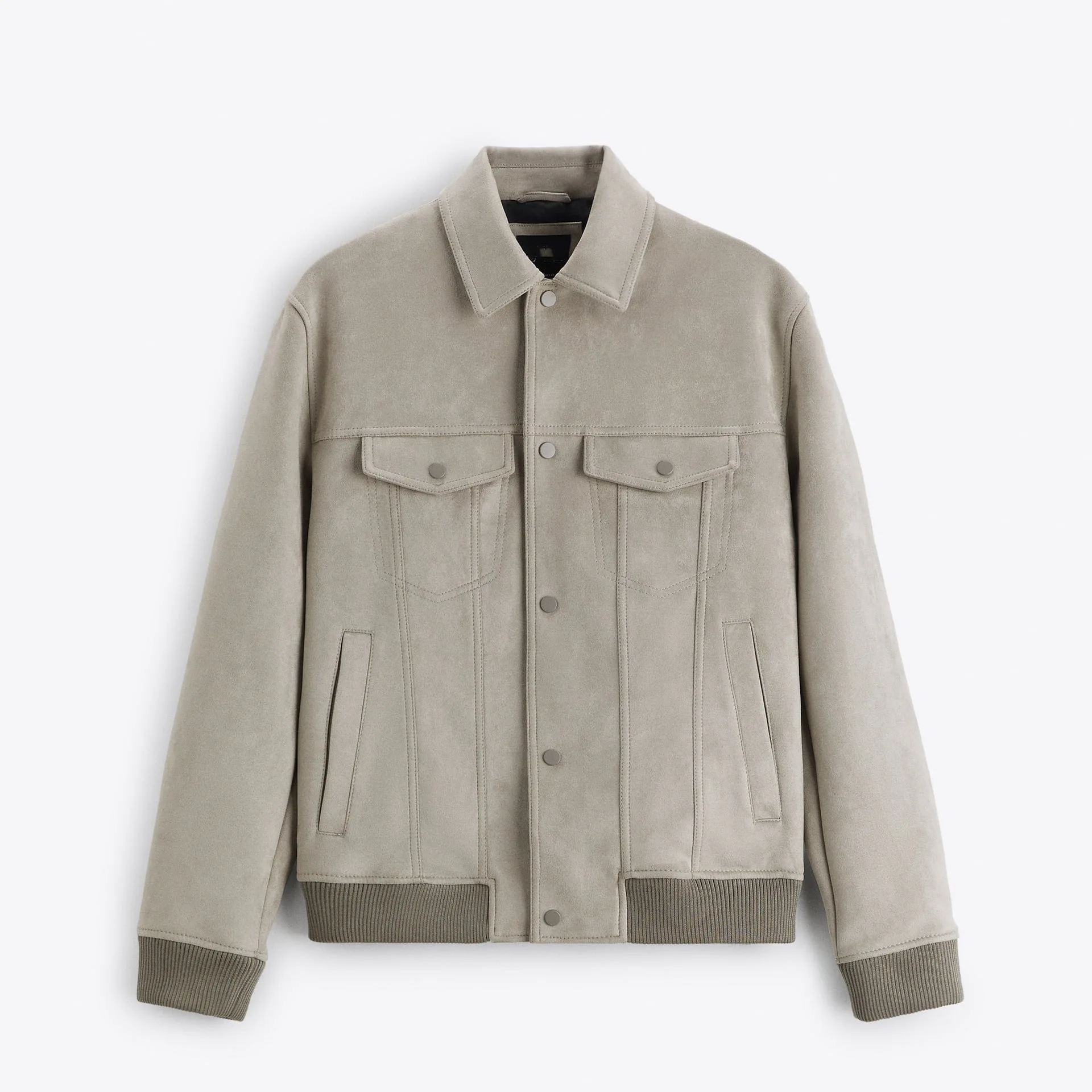 24 Year Autumn and Winter New Suede Fashionable Lapel Jacket