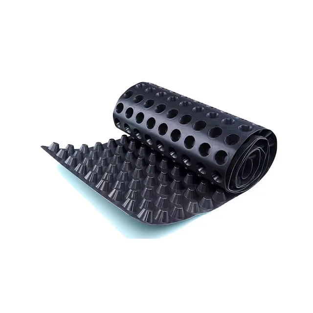 Пластиковая дренажная доска высокой плотности полиэтилена (HDPE) выпуклая фильтрующая пластина по требованию