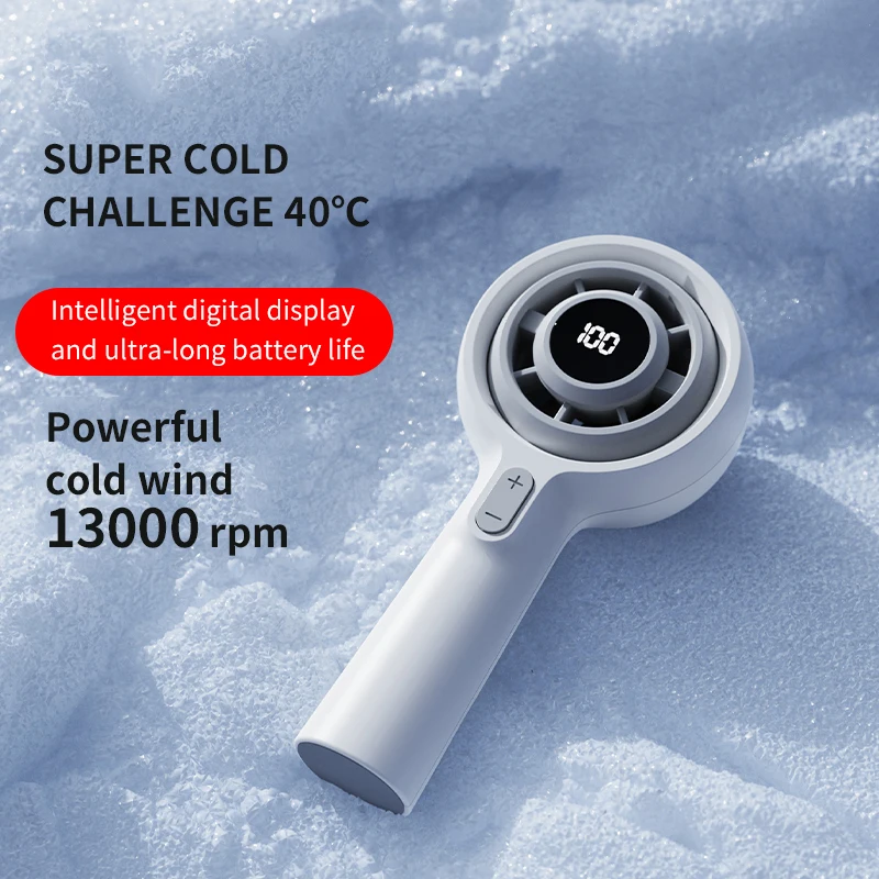 High Speed mini portable electric turbo fan Handheld Fan Battery 3000Mah Portable Mini Usb Rechargeable hand held Fan