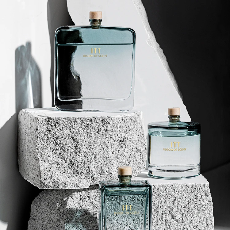 100 ml Gradient color perfume bottle household non-fire fragrance reed diffuser bottle