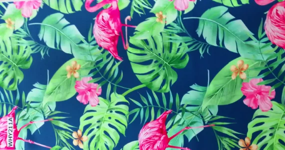 Four Way  Stretch Unicorns  Mermaid  Flamingo Printed   upf 50  80% Polyamide  20  Elastane  Biflex Swimsuit  Bikini Fabric