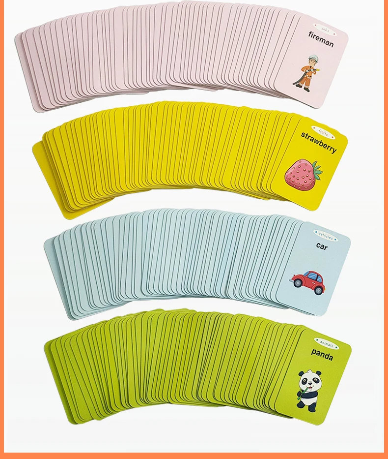 2022 Children Early Learning Gift English Learning Books For Kids Musical Book Kids English Voice Learning Card Machine