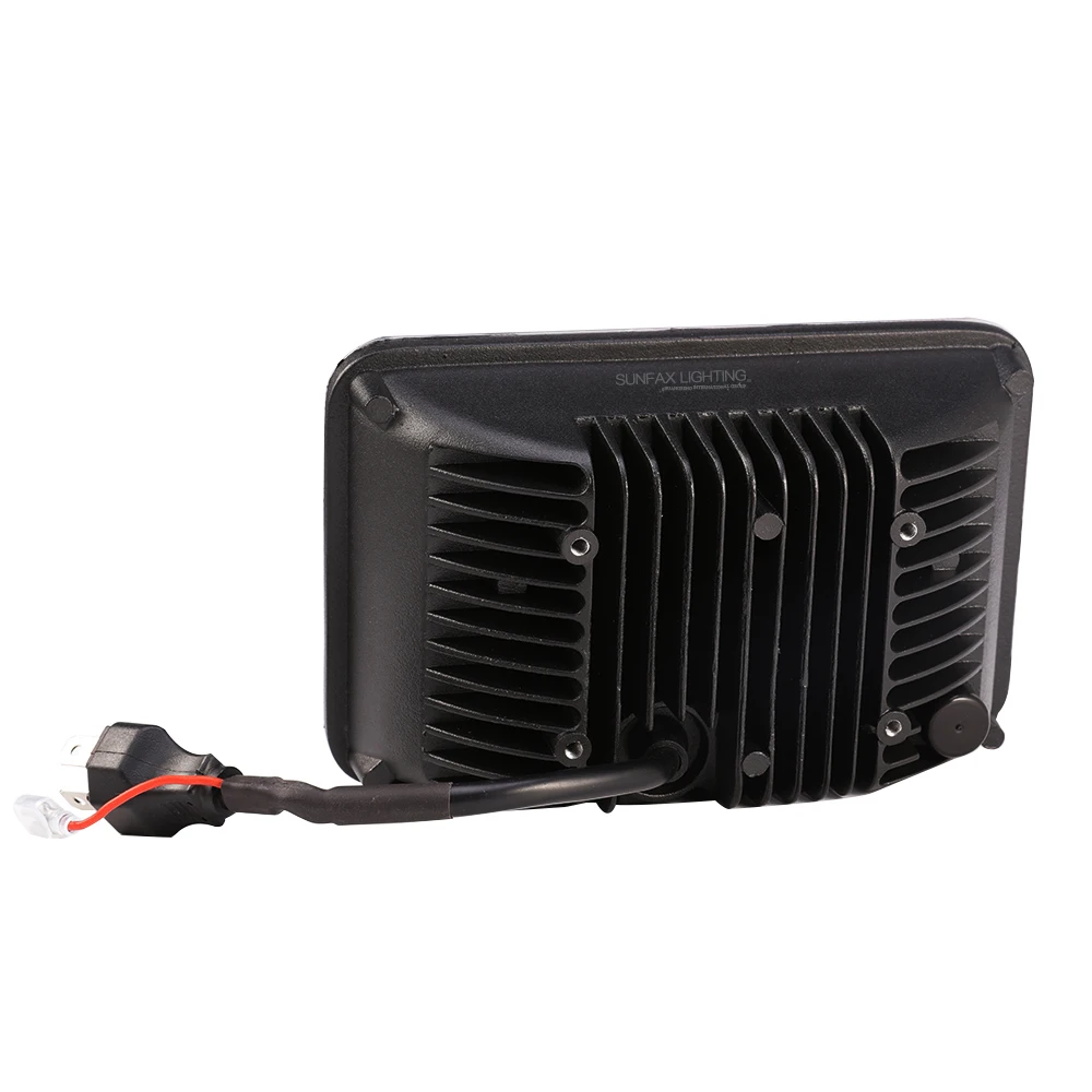 
Newest High Power Square Angel Eyel DRL Fog 4X6 LED Headlight,24 Volt 4X6 Truck Led Lights 